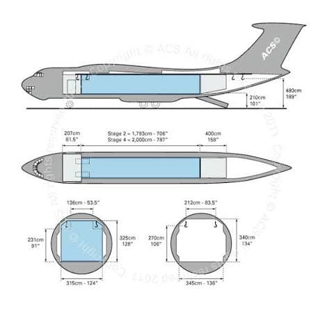 Ilyushin IL-76 floor plan